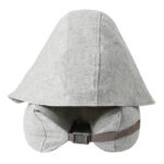 纯棉连帽粒子U型枕 - 图片 6