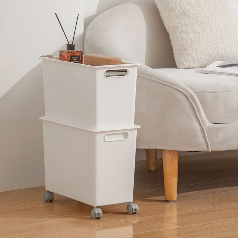 PP带滑轮桌下书本收纳盒 - 图片 4