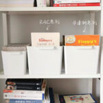 塑料手提收纳筐白色小号