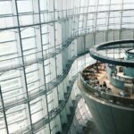 Modern interior of an art gallery in Tokyo, Japan, showcasing stunning architectural design.