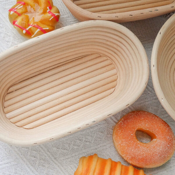 藤条编织椭圆收纳篮 - 图片 4