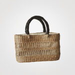 棉麻编织手提包直径18cm - 图片 5