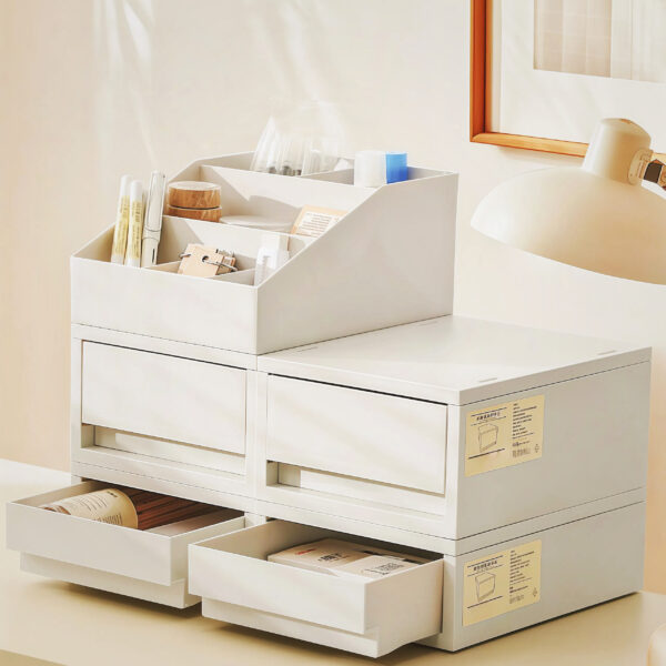 PP抽屉式可叠加收纳盒 - 图片 1