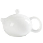 白瓷茶壶