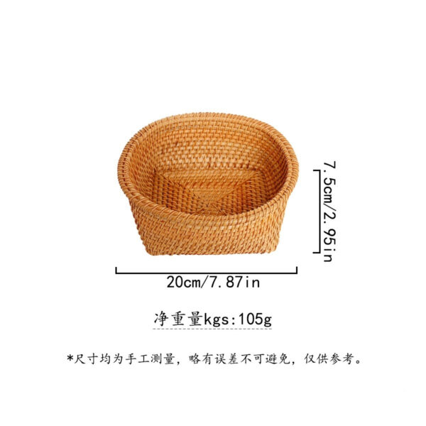 藤编收纳篮 - 图片 7