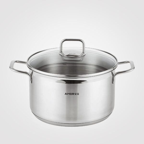 304不锈钢复底双耳汤锅 - 图片 4