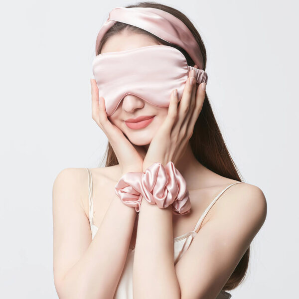 桑蚕丝加厚遮光眼罩 - 图片 1