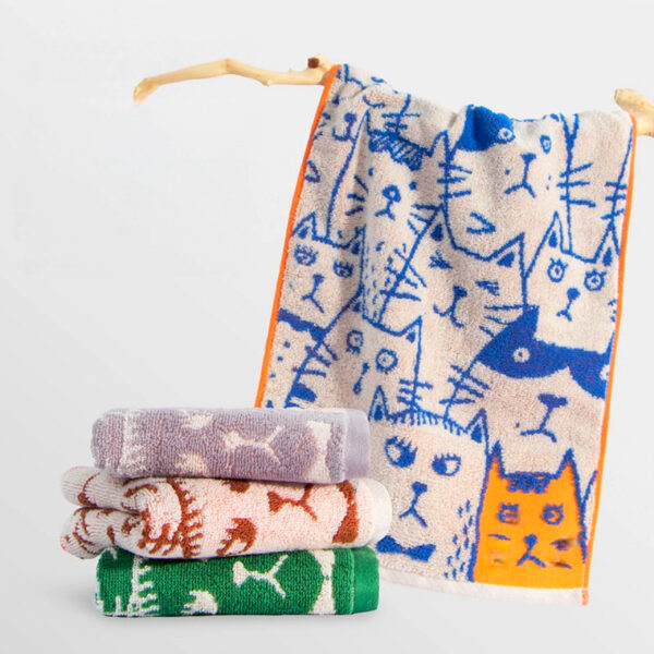 A类纯棉提花儿童面巾31*60cm - 图片 2