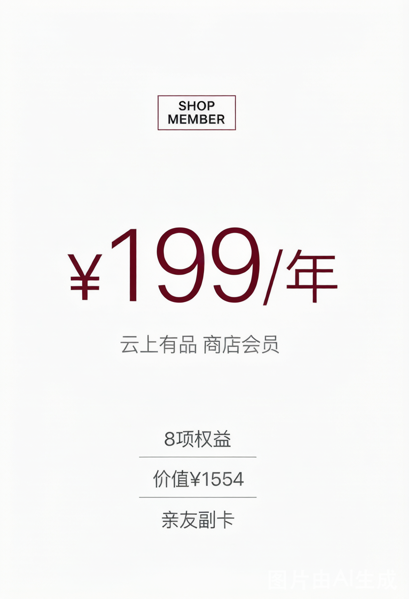 商城VIP会员卡｜舒适购物·全球直供·专属折扣