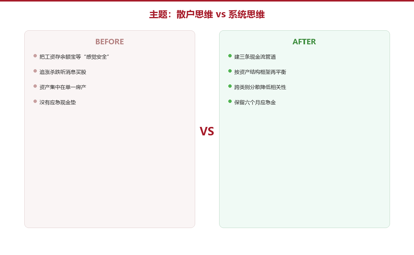 资产配置:不是选股票,是搭结构图示