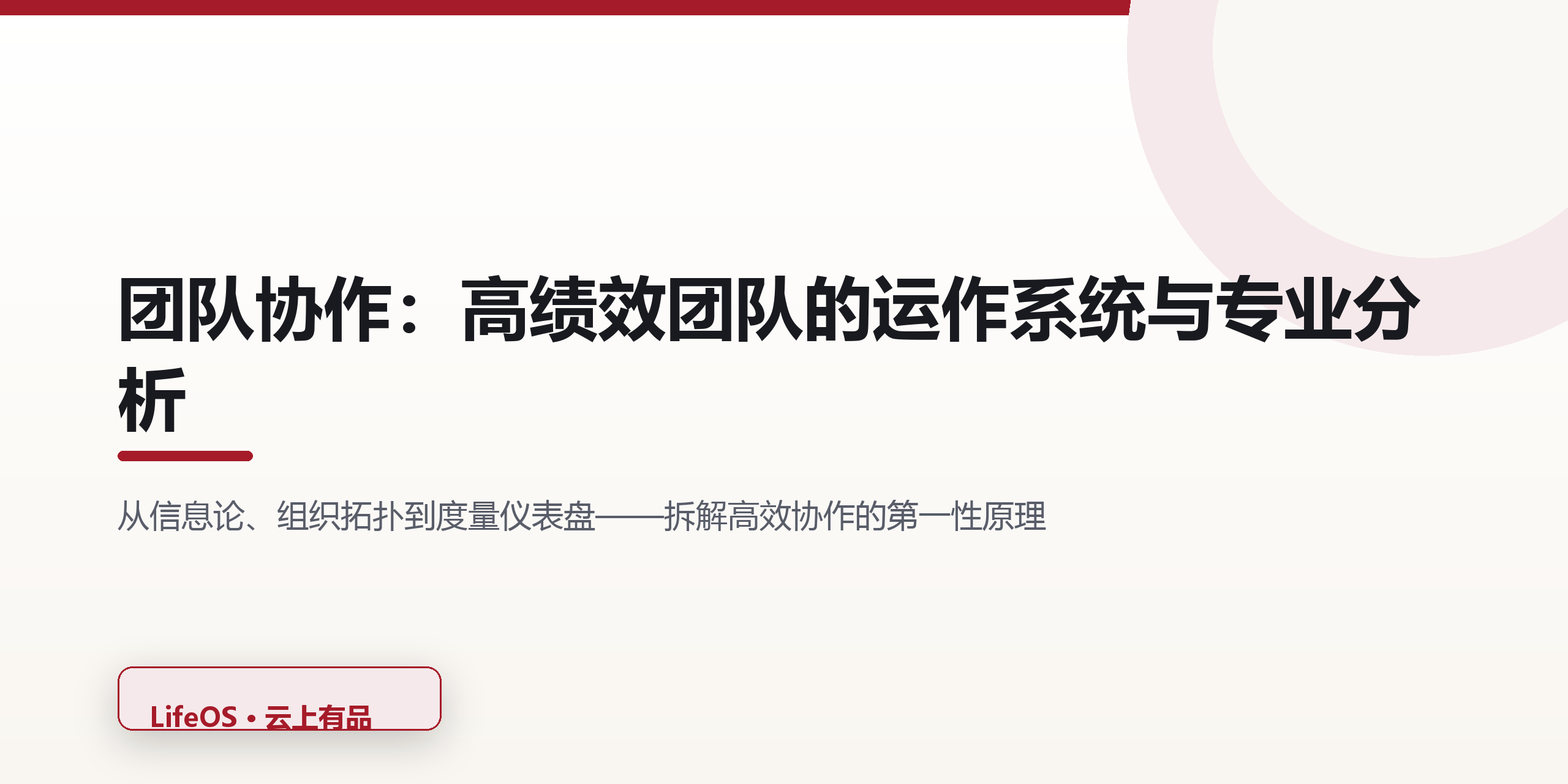 团队协作：高绩效团队的运作系统与专业分析 封面